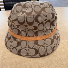 美品　COACH ハット バケットハット シグネチャー 帽子