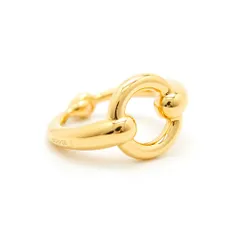 【中古 美品】HERMES エルメス スカーフリング モー ゴールド アクセサリー スカーフ留め アレンジ 上品 エルメス小物