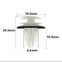 BMW MINI プラスチックリベット クリップ 10個セット 内張りなど使用多数 51418224781のサムネイル