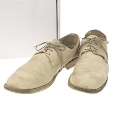 GUIDI グイディ レザーダービージューズ  アイボリー 44