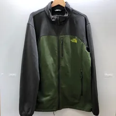 THE NORTH FACE/ザノースフェイス ジャケット フリースライナー ドローコード ベトナム製 メンズ XL グリーン/グレー