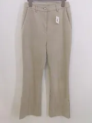 ◇ JEANASIS ジーナシス フレア パンツ サイズM ベージュ レディース P  【中古】 【1211290001403】