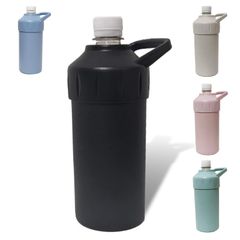新品 真空断熱 ペットボトルカバー 保冷 ケース ステンレス鋼 ペットボトルホルダー 熱中症対策 500ml～650ml fav】 炭酸 スポーツドンリクOK 【monet (マットブラック)