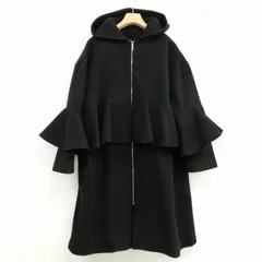 美品 ヨリ yori バックフリル サファリ ロング ジャケット 春コート yori