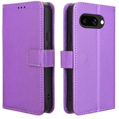 Google Pixel 9a ケース 手帳 チェック柄 手帳 ケース 【Color】パープル