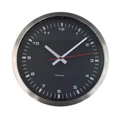 【新品】 Blomus ブロムス ドイツ ステンレス 掛け時計 新品】 Blomus ブロムス ドイツ ステンレス 掛け時計 ブラック 【公式