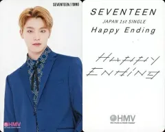 【中古】コレクションカード(男性) SEVENTEEN/DINO(ディノ)/上半身・背景白/CD「JAPAN 1ST SINGLE『Happy Ending』」HMV SEVENTEENmuseum2019開催店舗限定特典スペシャルカード