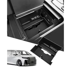 【新品未使用品】SXCY 「新改良」 トヨタ アルファード40系 コンソールボックス ヴェルファイア 40系 コンソールトレイ アームレスト 収納ボックス ボックストレイ 車用専用 小物入れ 滑り止め設計 内蔵型 カスタムパーツ インテリア 内装パーツ 取 0