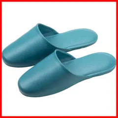 【人気商品】【在庫処分】【特価商品】【在庫セール】【特別セール】ニッポン スリッパ 子供用 ビニールレザー ベストH トイレ用 来客用 業務用 鞋 21.5cm ブルー 抗菌 348725