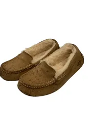 ♪2238 UGG S/N 3312 アグ アンスレー モカシン スリッポン 23cm Ansley Chestnut 中古