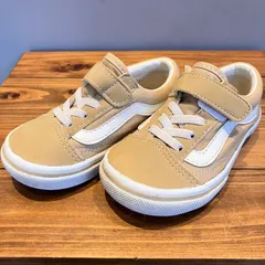 VANS バンズ OLD SKOOL オールドスクール ベビーシューズ ベビースニーカー キッズ kids ベージュ ホワイト 15.0cm