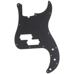Musiclily Pro 13穴4弦PBタイプピックガード アメリカンプレシジョンベース用、ブラックマット1P