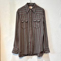 50s Tem-Tex レーヨンギャバジン ウエスタンシャツ ブラック - メルカリ