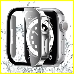 【新着商品】アップルウォッチ9/8/7 9/8/7 Watch Watch Watch Apple Apple Apple 対応 対応 全面保護 ケース (45mm防水シルバー) ケース PC素材 アップルウォッチ アップルウォッチ 専用 AppleWatc