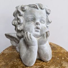 エンジェル・ポット　セメント植木鉢