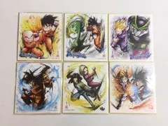 ドラゴンボール 色紙ART 2人組 6枚 セット