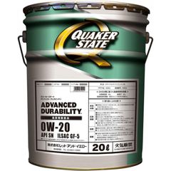 QUAKER STATE ｱﾄﾞﾊﾞﾝｽﾄ ﾃﾞｭﾗﾋﾞﾘﾃｨ 0W-20 20Lﾍﾟｰﾙ缶 【ｴﾝｼﾞﾝｵｲﾙ 20L】