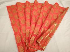 平和屋着物＊夏物 小紋 絽 草花文 洗える着物 AAAY7668jd