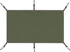 Farfly テントシート 防水加工 耐水圧3000mm グランドシート 厚手 アウトドア キャンプ 登山 ハトメつき 取付簡単 収納袋付き( アーミーグリーン90x210cm)のサムネイル