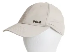 【お得なクーポン配布中!】 ポロ ラルフローレン ベースボール キャップ フリーサイズ / トラッカー ハット ワンポイント シンプル 帽子 6パネル きれいめ グレージュ