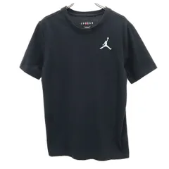 AIR JORDAN エアジョーダン ジャンプマンロゴ 半袖 Tシャツ S ブラック NIKE ナイキ メンズ 古着