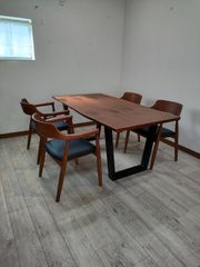 カリモク ダイニング4点セット【定価85万】（※テーブル傷あり） - メルカリ