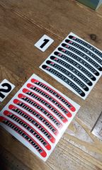 ブリジストン　高品質　ホイールステッカー　8pセット　1色お選び下さい