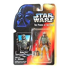 [중고] [매우 좋음] Star Wars The Power Of The Force Red Card Boba Fett Action Figure 3.75 Inches