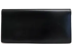 フジタカ／FUJITAKA 長財布 財布 ウォレット メンズ 男性 男性用 レザー 革 本革 ブラック 黒  661615 Garnet ガーネット コードバン 純札 通しマチ 長財布 小銭入れなし 札入れ 二つ折り