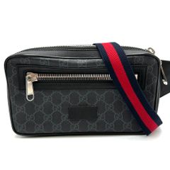【極美品】GUCCI　グッチ　474293　GGスプリーム　ボディバッグ　ベルトバッグ　メンズ　レディース