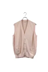 ひろ　【Papas＋】美品 パパスプラス ジレ ベスト アンゴラ混 日本製 ひろ 【Papas＋】美品 パパスプラス ジレ ベスト アンゴラ混