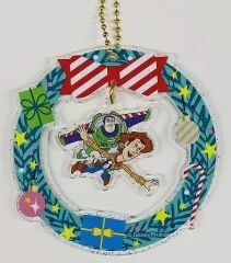 【中古】置物・装飾品 トイ・ストーリー アクリルオーナメント 「ディズニー クリスマスオーナメントくじ 2022」 アクリルオーナメント賞