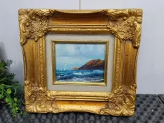 311 絵画 油彩 油絵 風景画 広井 作 連なる大田の丘（北海道