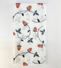 ダブルガーゼ手ぬぐい 和晒し手ぬぐい おまとめ買いがお得 【いちご ホワイト】汗取り 薄い ご旅行にも 出産祝い 沐浴 新品未使用品 日本製