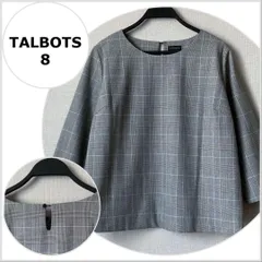 A0340【美品♪】タルボット　グレンチェックブラウス XL(LL) 長袖　ブラウス B157のサムネイル