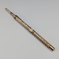 ヴィンテージ 金張り 推進式ペンシル＆つけペン 伸縮式96-121mm zaSd4GSBp7wCba8SNvnExd.jpg@jpg