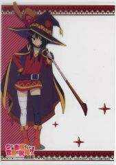 【中古】キャラカード めぐみん オリジナルクリアシート 「映画 この素晴らしい世界に祝福を! 紅伝説×EJアニメシアター」 対象商品連動購入特典