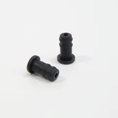 テクノベインズ 3.5Φイヤホンジャック用キャップ(黒)つまみなし TPE 6個/パック MJ35DCK-B0-6