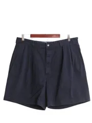 【お得なクーポン配布中!】 90s ポロ ラルフローレン コットン チノ ショートパンツ メンズ 36 古着 オールド ショーツ 短パン ツータック ゆったり チノパン ポロチノ