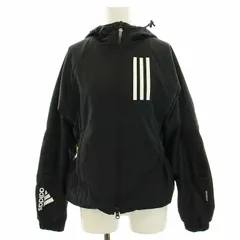 アディダス adidas パーカー ジャケット ジップアップ S 黒 ブラック GM0701 /KQ