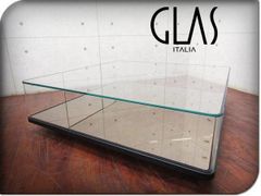 展示品　GLAS ITALIA/グラスイタリア　Collector coffee table　ガラス　センターテーブル