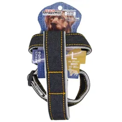 【新品・7営業日以内発送】ドギーマン 4976555884708 Doggy’s Tailor ドッグハーネス L デニムスタイル ブラック【沖縄離島販売不可】