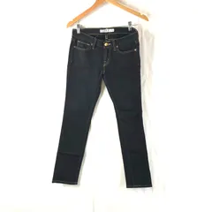 ユニクロ UNIQLO SKINNY FIT パンツ デニム スキニー 綿 ステッチ 黒系 2025072700014