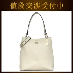 コーチ ２way バッグ ホワイト F34495 美品 レザー 中古