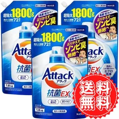 Attack 抗菌EX 液体洗剤 1800g×12個セット ヨドバシ.com - アタック アタック抗菌EX つめかえ用 1800g