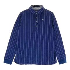 サイズ：L CALLAWAY キャロウェイ  長袖ポロシャツ ストライプ柄 ネイビー系 [240101432034] ゴルフウェア レディース ストスト