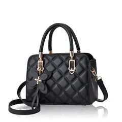 ショルダーバッグ レディース 小さめ 斜め掛け 四つ葉 ブラック M250426-181