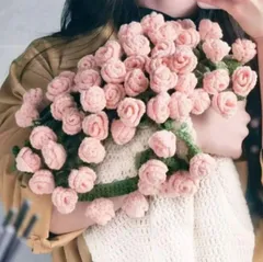 花束ブランケット 完成品ブーケブランケット マジックフラワー かぎ針編み・ニット製・手編みフラワーデザイン 手編み花 雰囲気 洗える 丸洗いOK インテリア 部屋飾り プレゼント ギフト 母の日 恋人