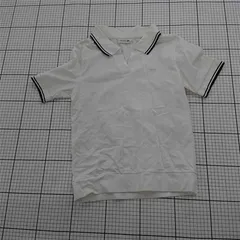 ◇ Θ LACOSTE ラコステ ワンポイント 半袖 ポロシャツ サイズ34 ホワイト系 レディース E  【1509100071686】