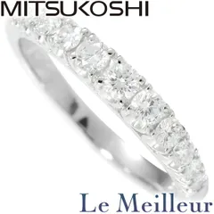 三越 MITSUKOSHI リング VSクラス 指輪 ダイヤモンド 0.5ct Pt900 13号 中古 プレラブド 返品OKのサムネイル